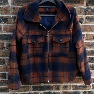 Womens Plaid Fall Jacket